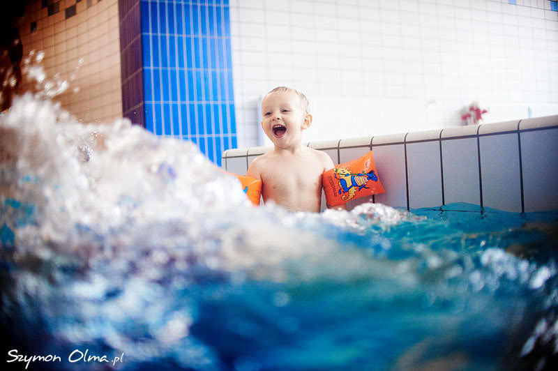 podwodna fotografia rodzinna