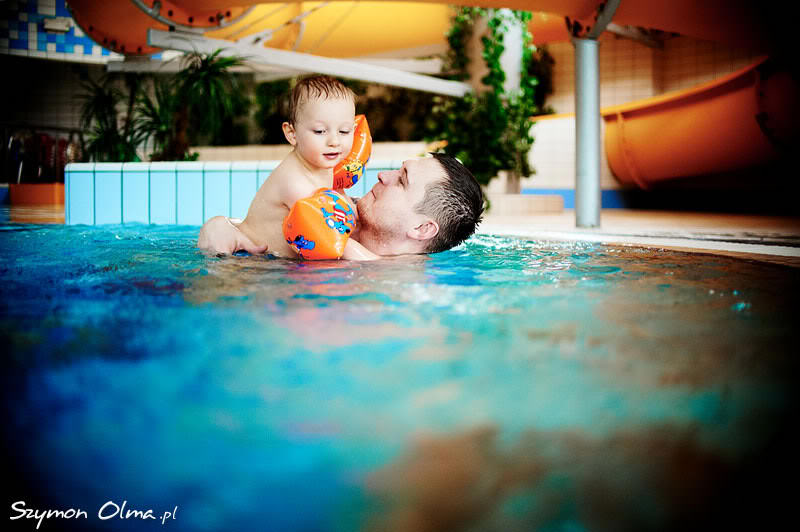 podwodna fotografia rodzinna