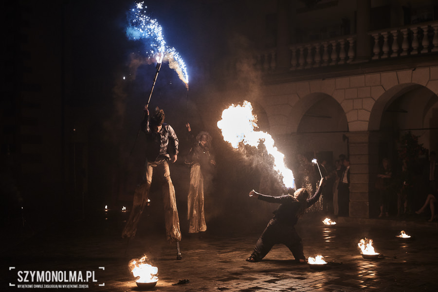 wesele na zamku królewskim w niepolomicach