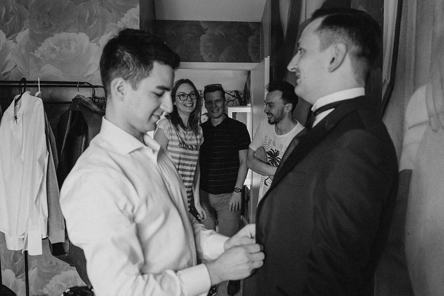 pan młody przygotowania