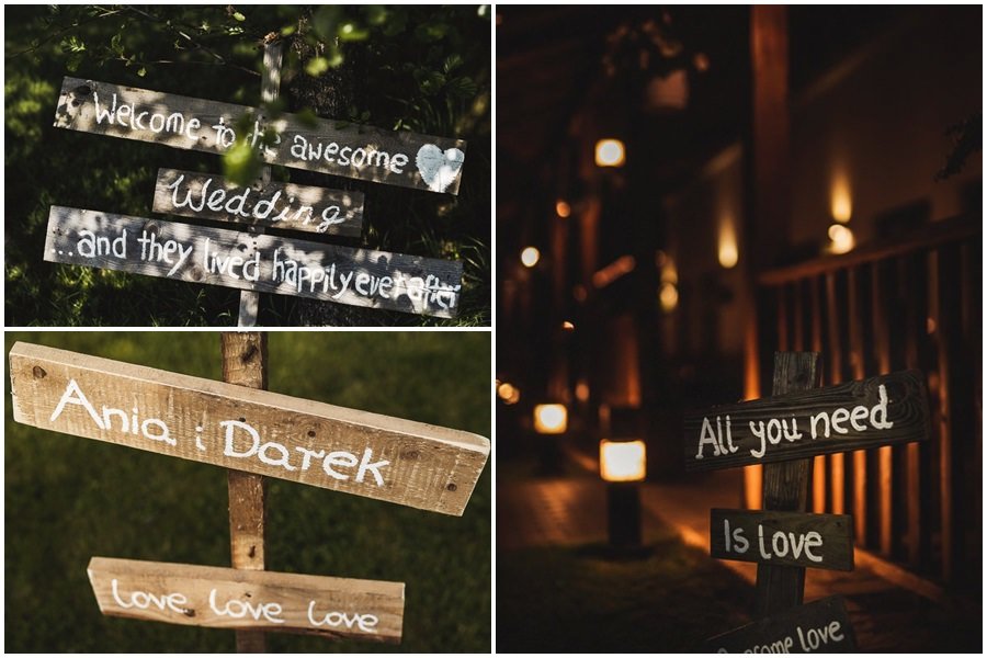 ślub w plenerze znaki