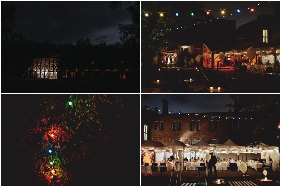 oświetlenie miejsca wesela