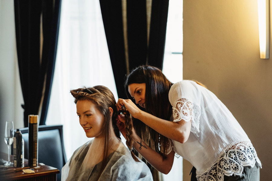 hotel pod roza przygotowania do slubu