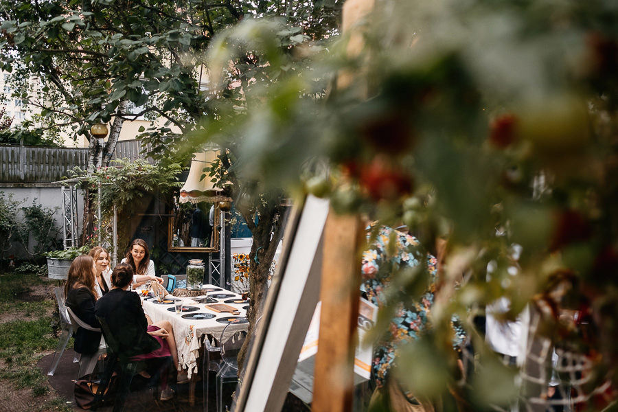 alternatywne wesele turkusowy domek w warszawie