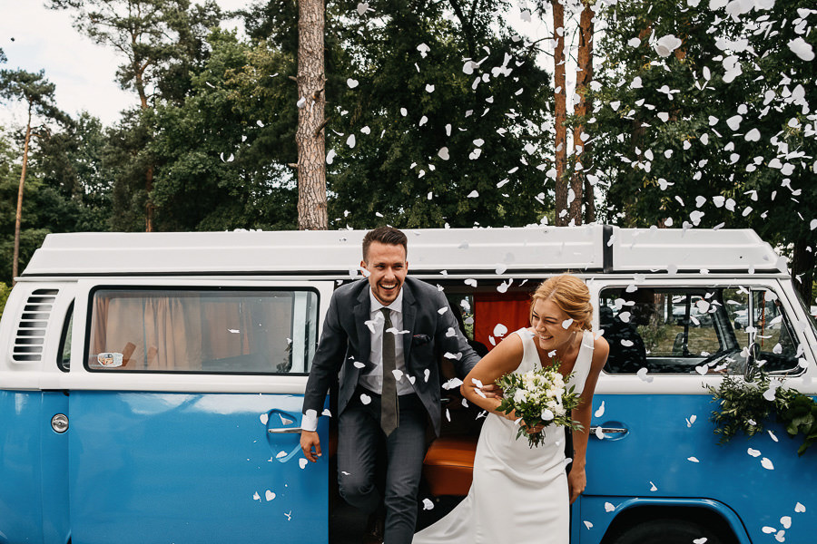 alternatywne wesele turkusowy domek w warszawie