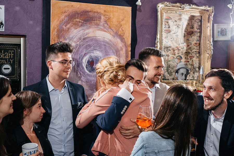 alternatywne wesele turkusowy domek w warszawie