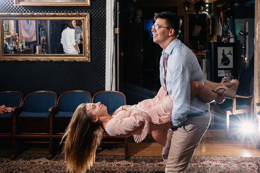 alternatywne wesele turkusowy domek w warszawie