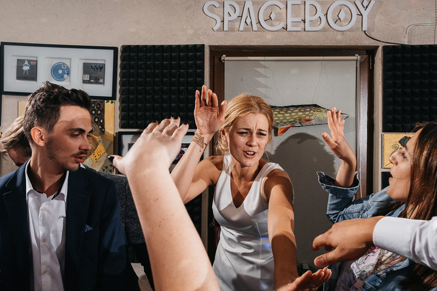 alternatywne wesele turkusowy domek w warszawie