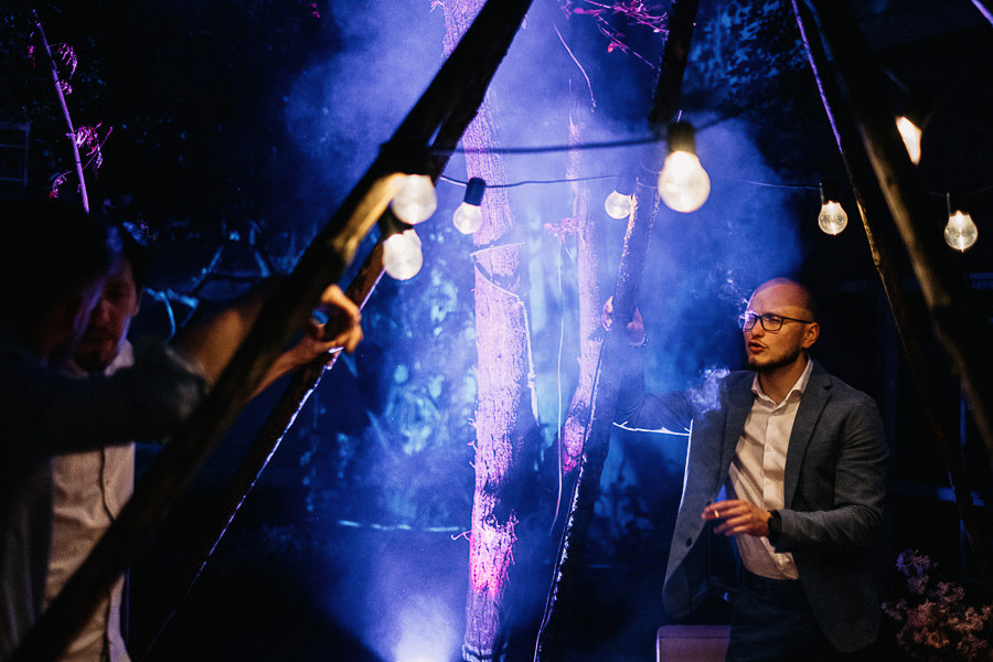 alternatywne wesele turkusowy domek w warszawie