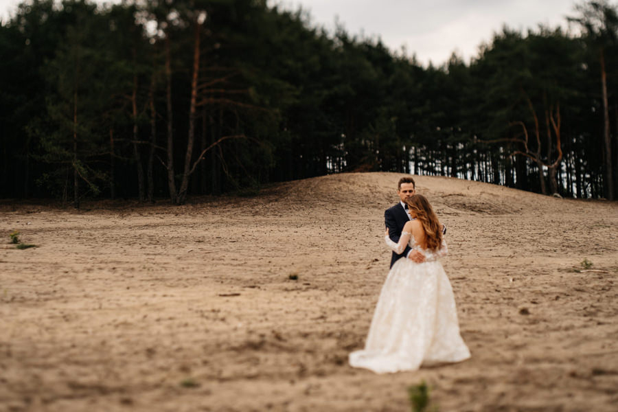 plener ślubny pustynia błędowska