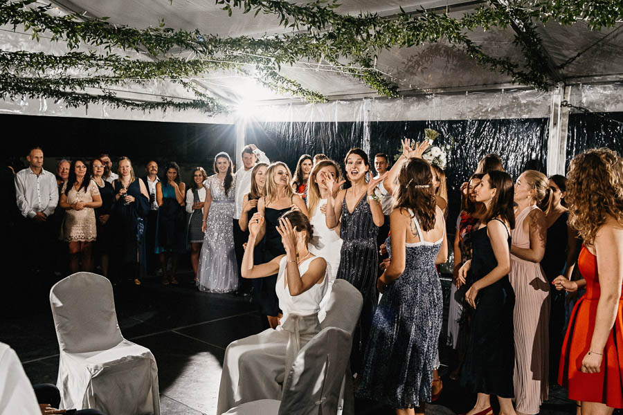 romantyczne wesele pod namiotem