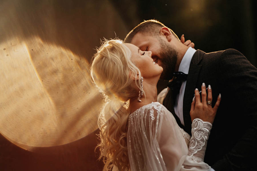 jesienna sesja ślubna