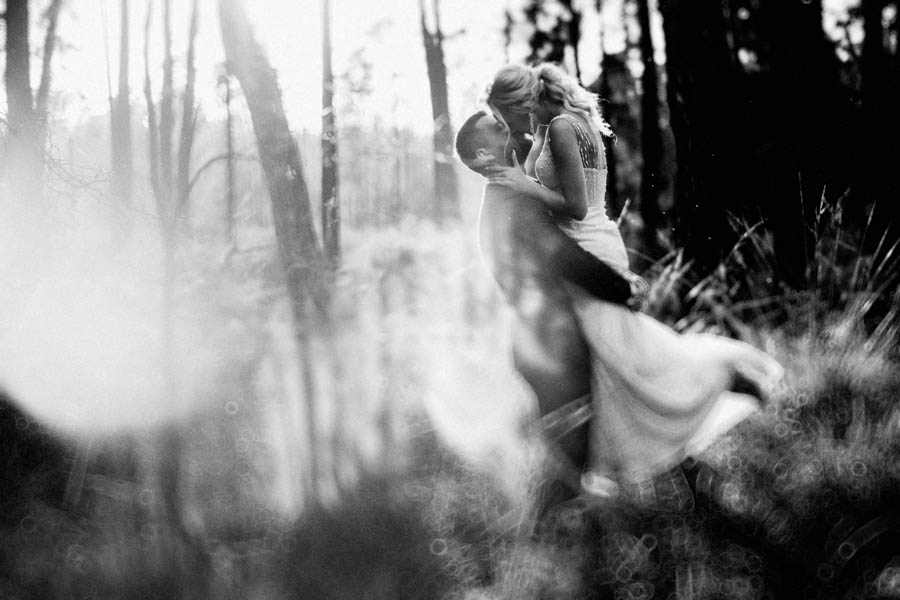 jesienna sesja ślubna