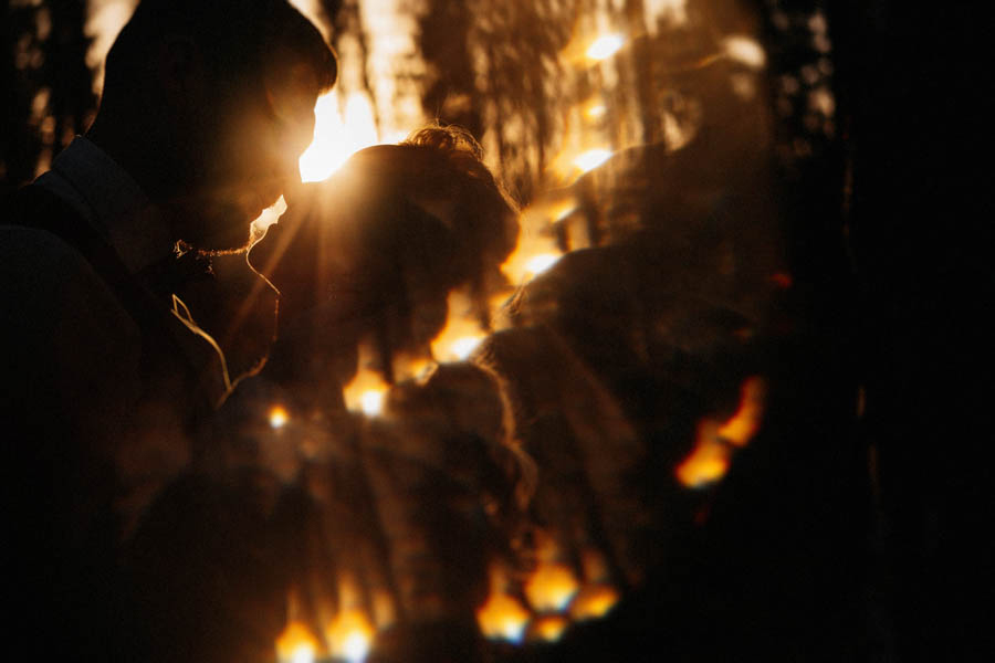 jesienna sesja ślubna