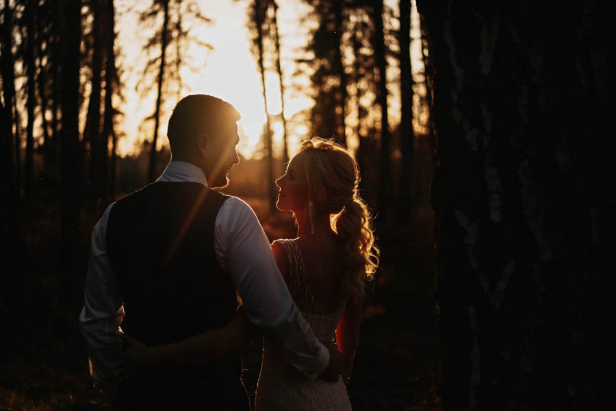 jesienna sesja ślubna