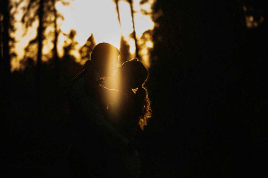 jesienna sesja ślubna